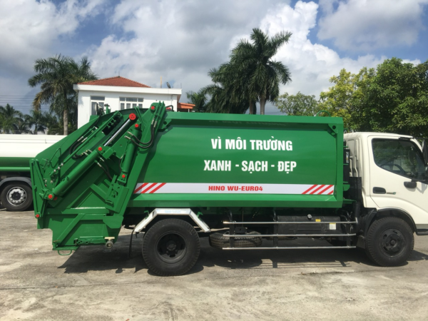 XE Ô TÔ ÉP CHỞ RÁC 6M3 HINO WU/E4